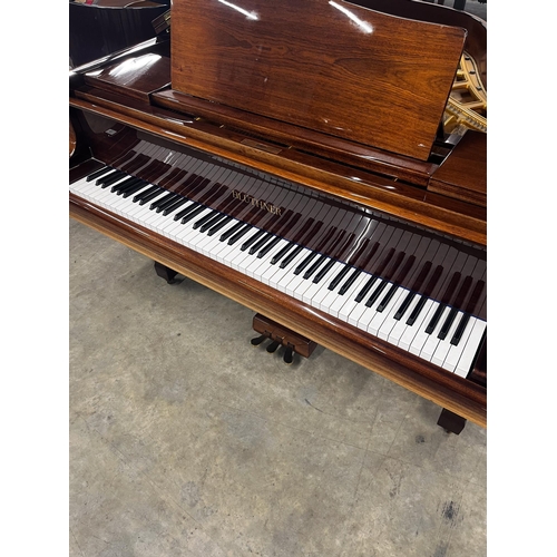 63 - Blüthner (c1986)A 5ft 5in Model 10 grand piano, in a bright mahogany case on square tapered legs.... 