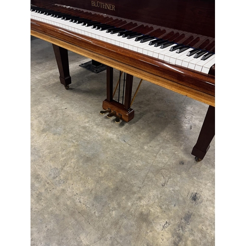 63 - Blüthner (c1986)A 5ft 5in Model 10 grand piano, in a bright mahogany case on square tapered legs.... 