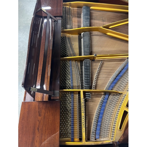 63 - Blüthner (c1986)A 5ft 5in Model 10 grand piano, in a bright mahogany case on square tapered legs.... 