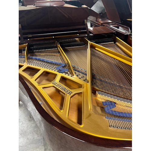 63 - Blüthner (c1986)A 5ft 5in Model 10 grand piano, in a bright mahogany case on square tapered legs.... 