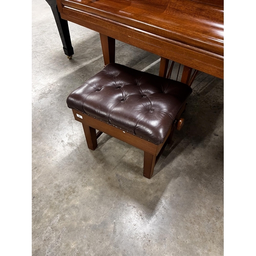 65 - Steinway (c1973)A 6ft 11in Model B grand piano in a mahogany case on square tapered legs; together w... 