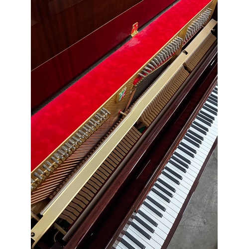 66 - Petrof (c2010)A Model P118 upright piano in a traditional bright mahogany case; together with a stoo... 