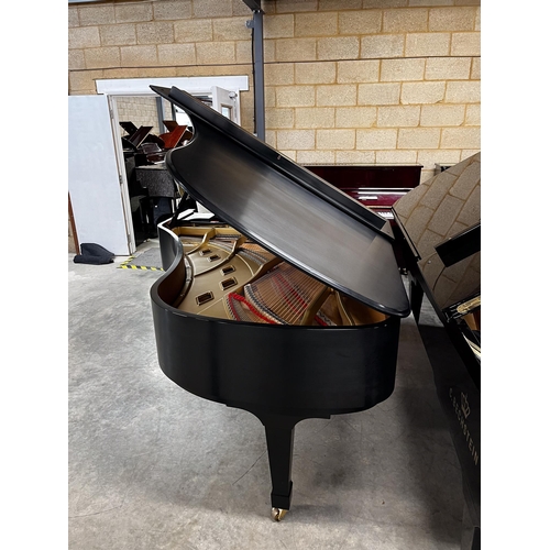 67 - Boston (c2003)A 7ft 1in Model 218 grand piano in a satin ebonised case on square tapered legs.