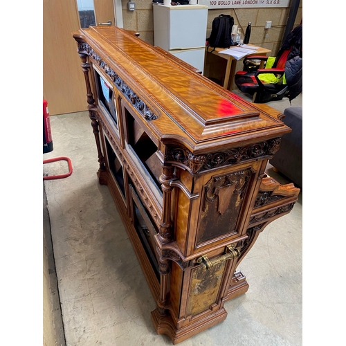 70 - John Broadwood and Sons (c1866) A fine exhibition quality art cased upright piano designed by LW Col... 