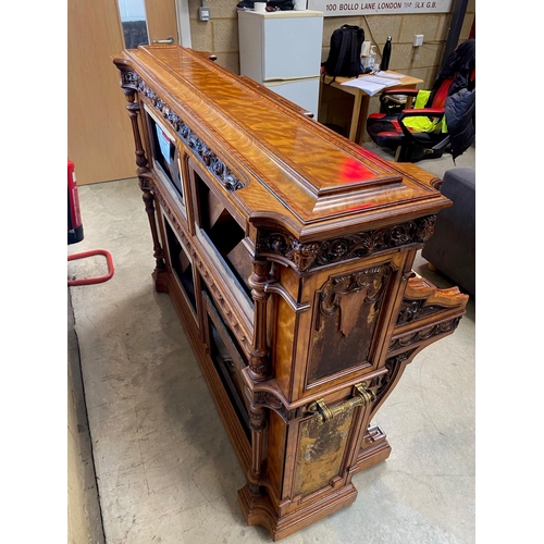 70 - John Broadwood and Sons (c1866) A fine exhibition quality art cased upright piano designed by LW Col... 