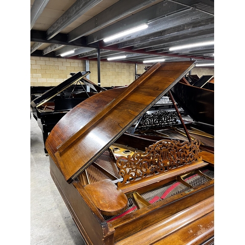 72 - Steinway (c1898)A 6ft 2in Model A grand piano in a rosewood case on turned and reeded 'elephant' leg... 