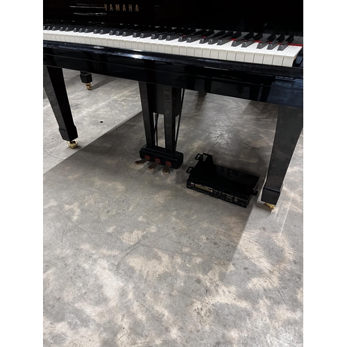 75 - Yamaha (c1998)A 6ft 1in Model C3 Disklavier grand piano in a bright ebonised case on square tapered ... 