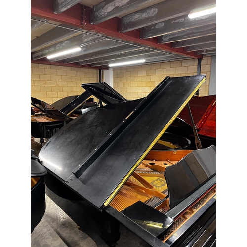 75 - Yamaha (c1998)A 6ft 1in Model C3 Disklavier grand piano in a bright ebonised case on square tapered ... 