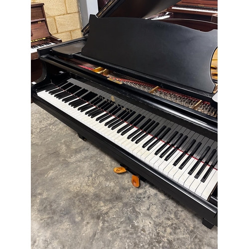 77 - Steinway (c1976)A 5ft 10in Model O grand piano in a satin ebonised case on square tapered legs.... 