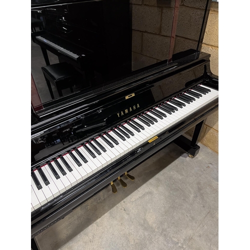 8 - Yamaha (c2015)A Model YUS 5S-Silent upright piano in a traditional bright ebonised case; fitted with... 