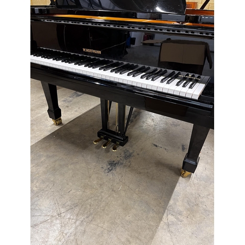 86 - Hoffmann (c2012)A 5ft 10in Model T177 grand piano in a bright ebonised case on square tapered legs.... 
