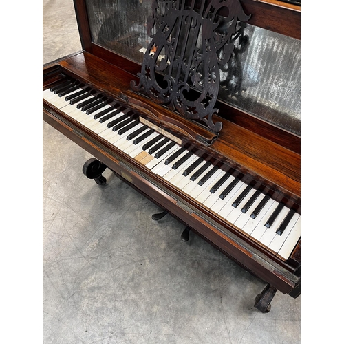 88 - F Beale & Steward (Mid 19th century)A upright Euphonicon, in a rosewood case. IRN: P5DJP964... 