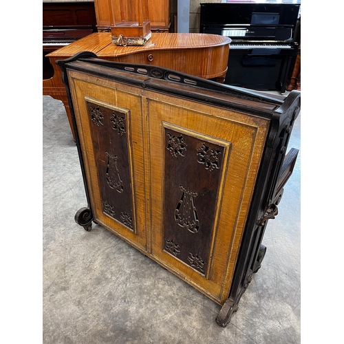 88 - F Beale & Steward (Mid 19th century)A upright Euphonicon, in a rosewood case. IRN: P5DJP964... 