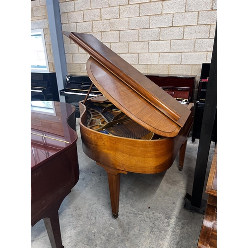 89 - Blüthner (c1936)A 4ft 11in Style 4 grand piano in a walnut case on square tapered legs. IRN: 5V8RTPP... 