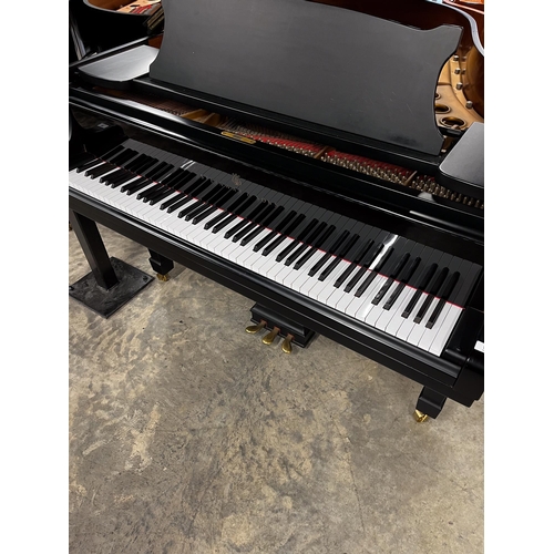 90 - Steinway (c1988)A 5ft 7in Model M grand piano in a bright ebonised case on square tapered legs. AMEN... 