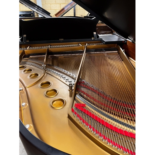 90 - Steinway (c1988)A 5ft 7in Model M grand piano in a bright ebonised case on square tapered legs. AMEN... 