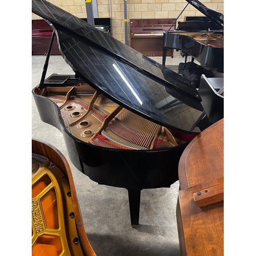 94 - Yamaha (c2009)A 4ft 11in Model GB1K grand piano in a bright ebonised case on square tapered legs; to... 