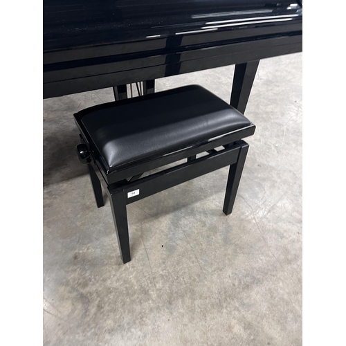 94 - Yamaha (c2009)A 4ft 11in Model GB1K grand piano in a bright ebonised case on square tapered legs; to... 