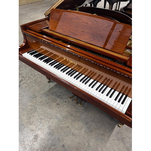 96 - Kawai (c2009)A 5ft 1in Model GE-20 grand piano in a walnut case on square tapered legs; together wit... 