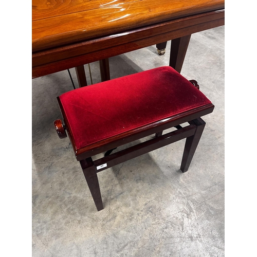 96 - Kawai (c2009)A 5ft 1in Model GE-20 grand piano in a walnut case on square tapered legs; together wit... 