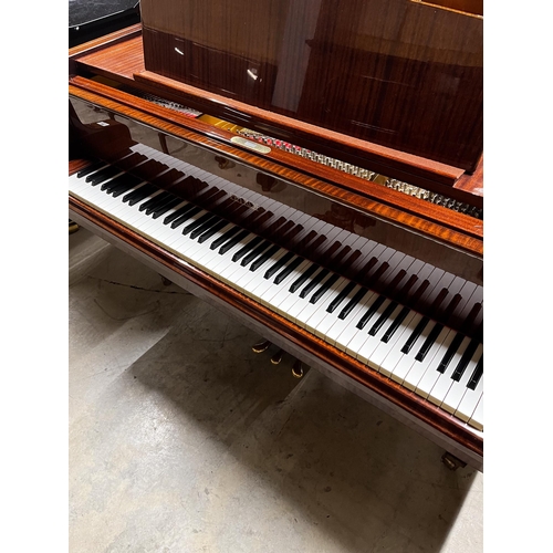 98 - Petrof (c1987)A 5ft 8in Model 173 grand piano in a bright mahogany case on square tapered legs.... 