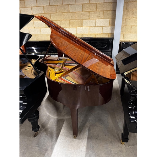 98 - Petrof (c1987)A 5ft 8in Model 173 grand piano in a bright mahogany case on square tapered legs.... 