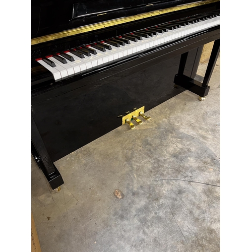 99 - *Essex (c2012)A Model 111 upright piano in a bright ebonised case. There is VAT on this Lot.