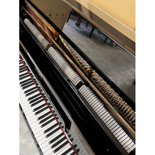99 - *Essex (c2012)A Model 111 upright piano in a bright ebonised case. There is VAT on this Lot.