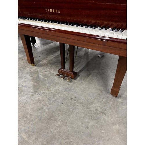 29 - Yamaha (c1989)A 6ft 1in Model C3 grand piano in a bright mahogany case on square tapered legs.