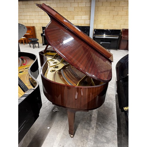 29 - Yamaha (c1989)A 6ft 1in Model C3 grand piano in a bright mahogany case on square tapered legs.