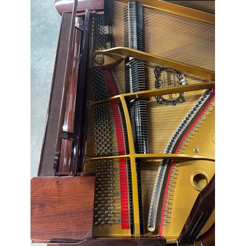 68 - Samick (c1997)A 5ft Model SG-155 grand piano in a bright mahogany case on square tapered legs; toget... 
