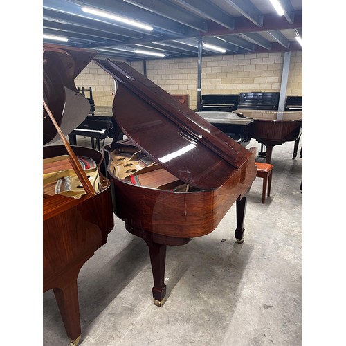 68 - Samick (c1997)A 5ft Model SG-155 grand piano in a bright mahogany case on square tapered legs; toget... 