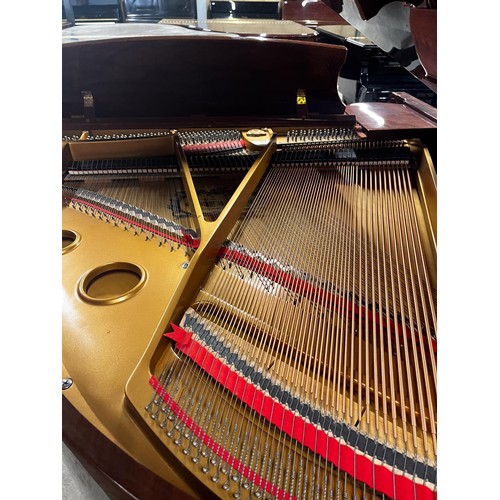 68 - Samick (c1997)A 5ft Model SG-155 grand piano in a bright mahogany case on square tapered legs; toget... 