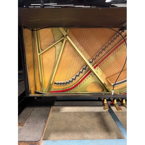 27 - Boston (c2019)A Model UP118 upright piano in a traditional bright ebonised case; together with a mat... 