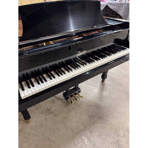 34 - Boston (c2000)A 5ft 10in Model 178 grand piano in a bright ebonised case on square tapered legs.... 