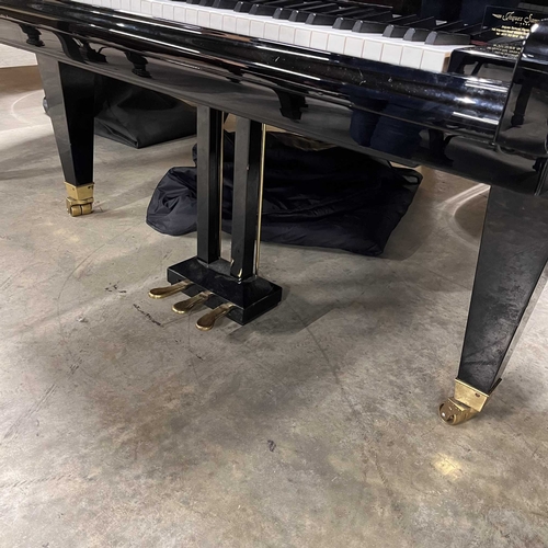 50 - *Bösendorfer (c2002)A 7ft 4in Model 225 grand piano in a bright ebonised case on square tapered legs... 