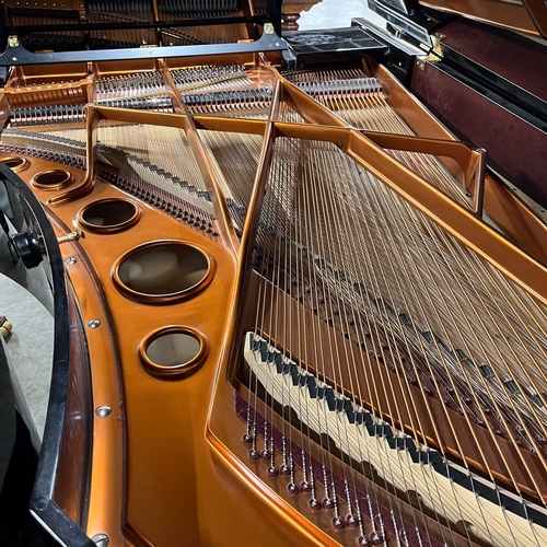 50 - *Bösendorfer (c2002)A 7ft 4in Model 225 grand piano in a bright ebonised case on square tapered legs... 