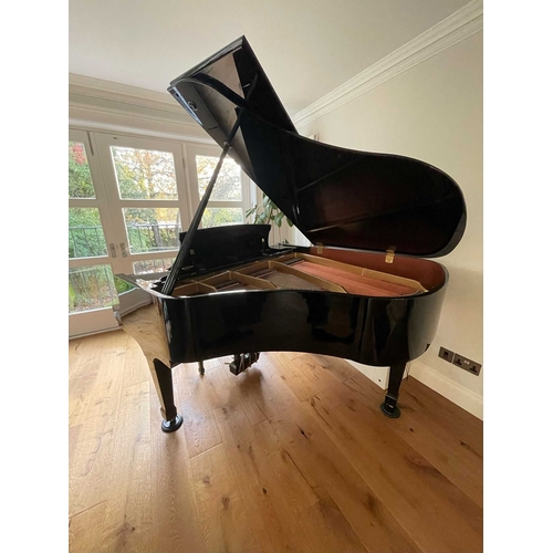 6 - Boston (c2004)A 5ft 4in Model GP-163 grand piano in a satin mahogany case on square tapered legs; to... 