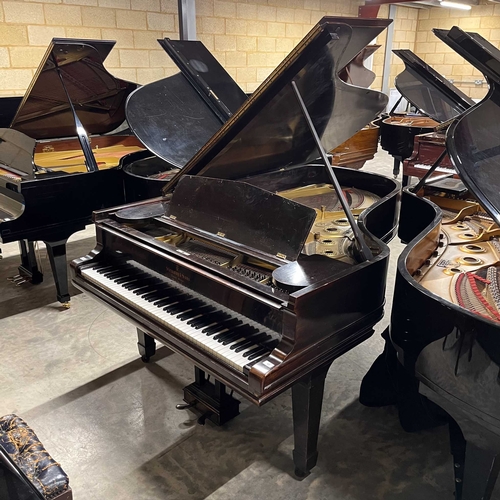 62 - Steinway (c1887)A 6ft 11in 85-note Model B grand piano in a rosewood case on square tapered legs; to... 