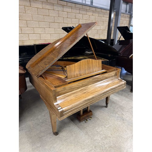 8 - Blüthner (c1932)A 4ft 11in Model 4 grand piano in a walnut case on square tapered legs. IRN: S9G8HN6... 