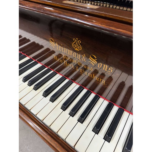 10 - Steinway (c1903)A 5ft 10in Model O grand piano in a rosewood case on square tapered legs. AMENDMENT ... 