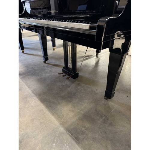 16 - Broadwood (c1990s)A 5ft grand piano in a bright ebonised case on square tapered legs. AMENDMENT Is 5... 