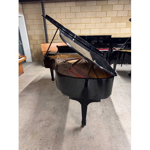 35 - Steinway (c1981)A 6ft 11in Model B grand piano in a bright ebonised case on square tapered legs.... 