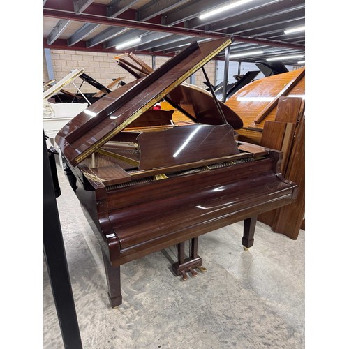 36 - Yamaha (c1994)A 5ft 8in Model G2 grand piano in a bright mahogany case on square tapered legs; toget... 