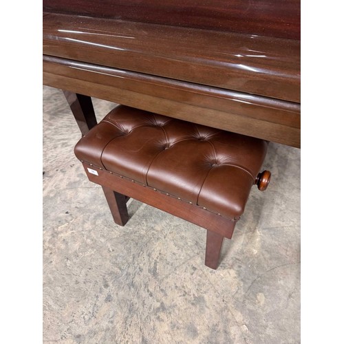 36 - Yamaha (c1994)A 5ft 8in Model G2 grand piano in a bright mahogany case on square tapered legs; toget... 