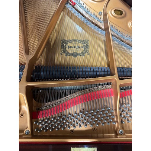 38 - Yamaha (c2020) AMENDMENT (c2000)A 5ft 8in Model DC2 grand piano in a bright mahogany case on square ... 