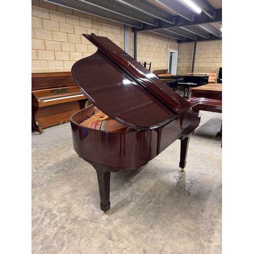 38 - Yamaha (c2020) AMENDMENT (c2000)A 5ft 8in Model DC2 grand piano in a bright mahogany case on square ... 