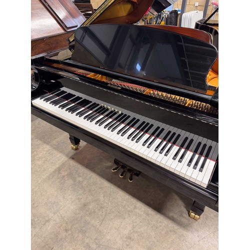 40 - Yamaha (c2003)A 6ft 3in 'Hand Made Series' Model S4 grand piano in a bright ebonised case on square ... 