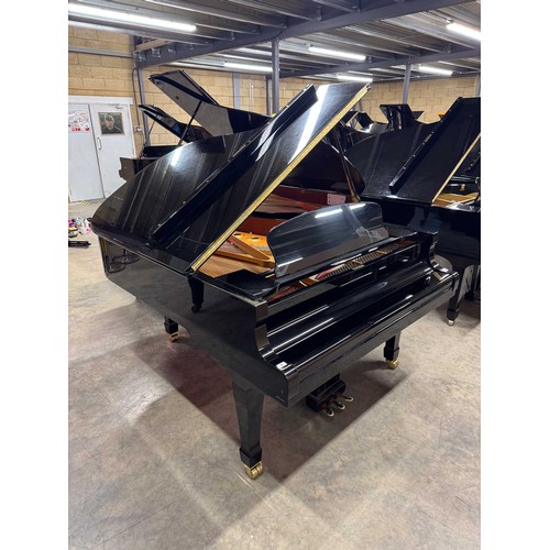 40 - Yamaha (c2003)A 6ft 3in 'Hand Made Series' Model S4 grand piano in a bright ebonised case on square ... 