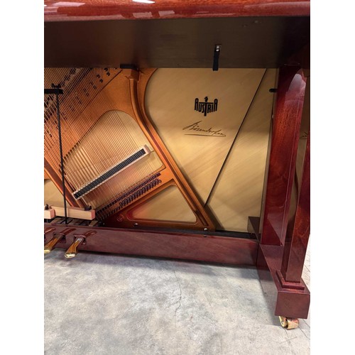 45 - Bösendorfer (c2001)A Model 130 upright piano in a bright mahogany case.